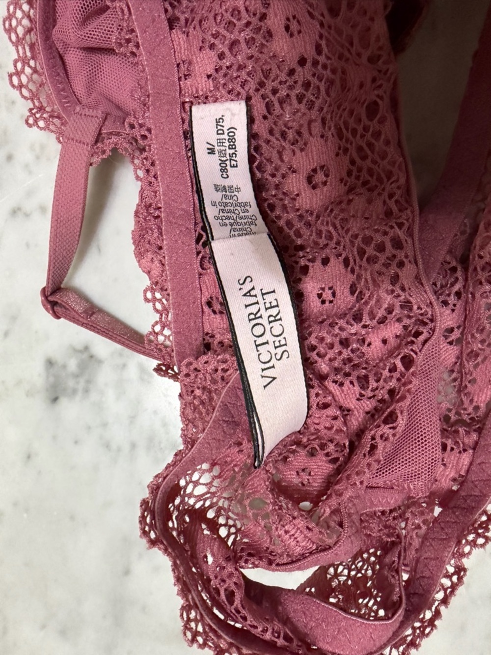 VS lace Bralette in Dusty Rose - Women's Intimates - Picture 3 of 3